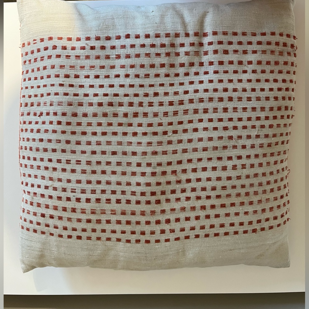 West Elm Canvas pillow cover 16x16